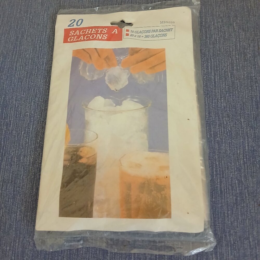 Ice Cube Bag Disposables x 20 New